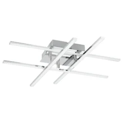 Eglo Taklampa Lasana 1 Stål Krom 53W 2800lm - 830 Varm Vit