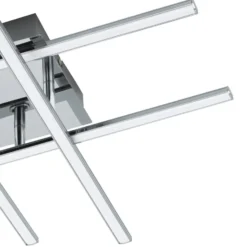 Eglo Taklampa Lasana 1 Stål Krom 53W 2800lm - 830 Varm Vit