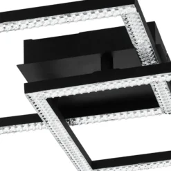 Eglo Taklampa Lejias Stål Svart 21W 3050lm - 830 Varm Vit
