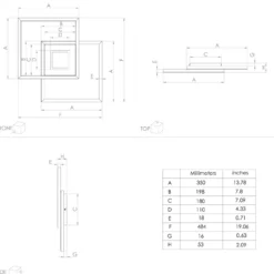 Eglo Taklampa Marinello Aluminium Stål Svart Trä 17W 5160lm - 827-865 Justerbar Vit | Dimbar