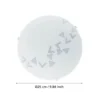 Eglo Taklampa Mars Stål Vit | 250mm - Passande För 1x E27