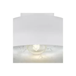 Eglo Taklampa Mogano Vit, Silver | Passande för E27