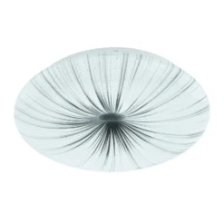Eglo Taklampa Nieves Stål Vit 10W 1100lm - 830 Varm Vit | 310mm