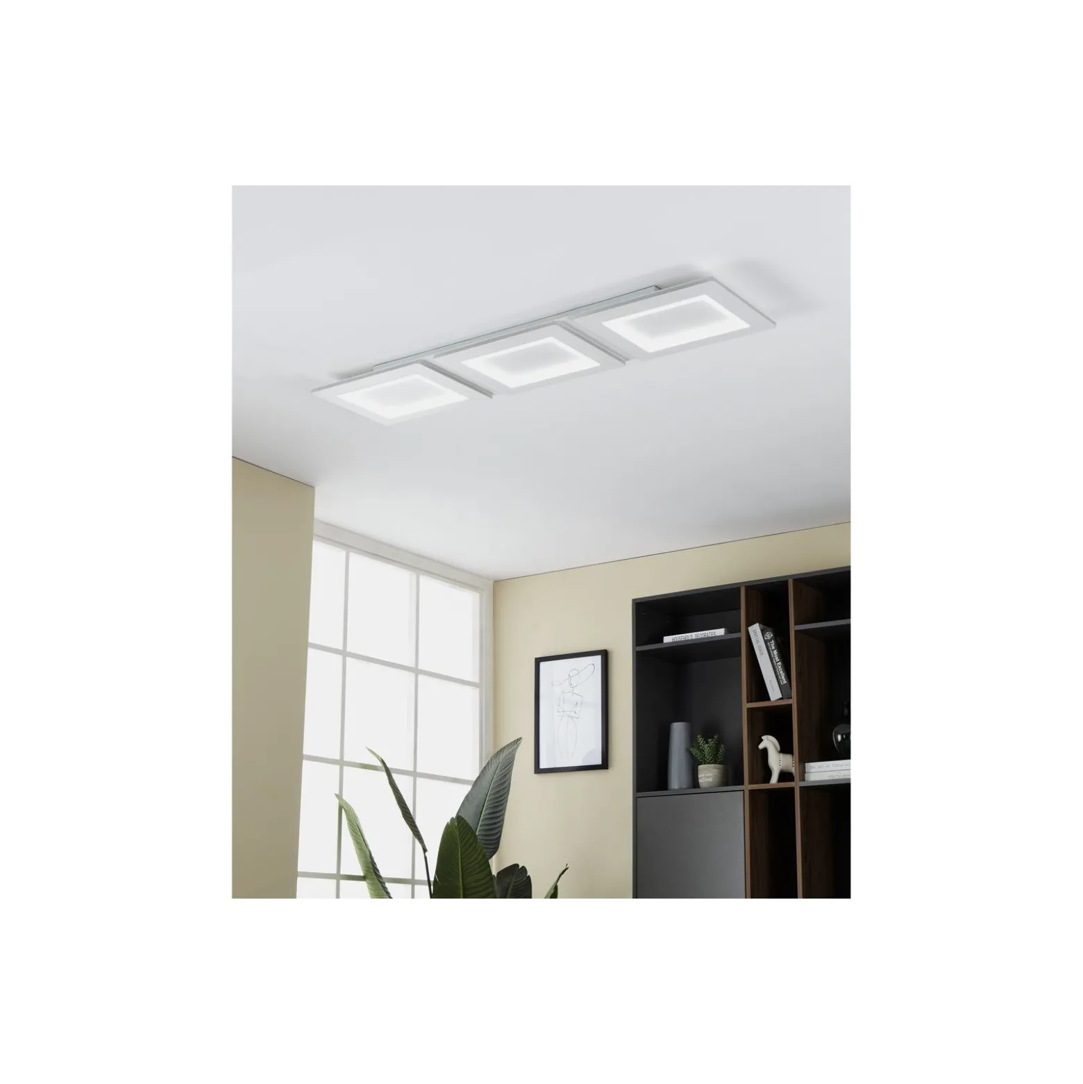 Eglo Taklampa Padrogia-Z Stål Vit 9.7W 1170lm - 827-865 Justerbar Vit + RGB | IP20 - Zigbee Dimbar