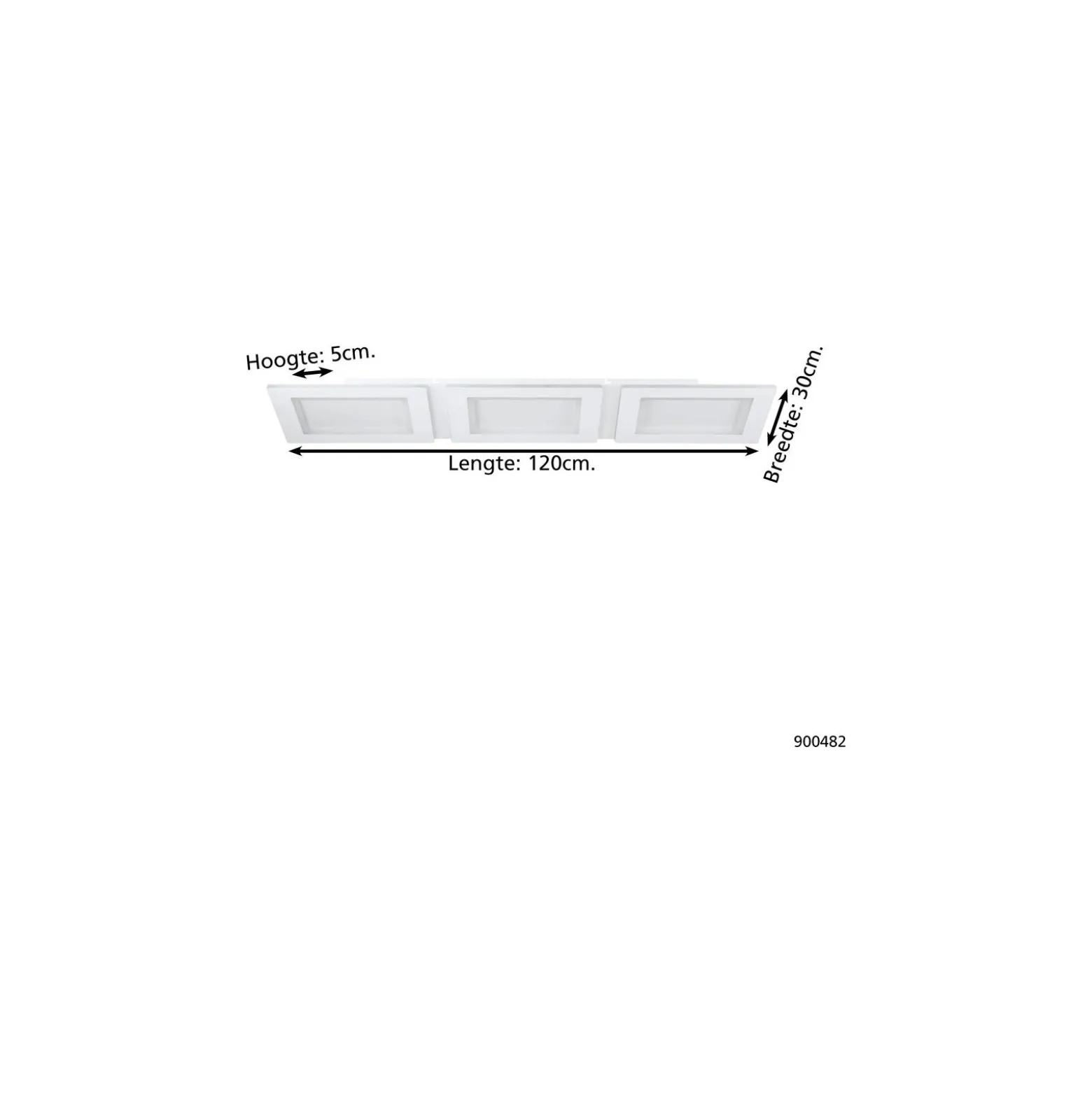 Eglo Taklampa Padrogia-Z Stål Vit 9.7W 1170lm - 827-865 Justerbar Vit + RGB | IP20 - Zigbee Dimbar