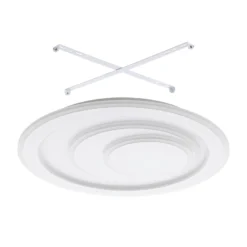 Eglo Taklampa Palagiano 1 Stål Vit 21W 3200lm - 840 Kallvit | 480mm