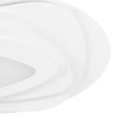Eglo Taklampa Palagiano Stål Vit 21W 3100lm - 840 Kallvit | 380mm