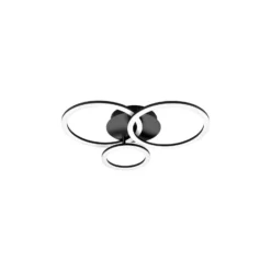 Eglo Taklampa Parrapos-Z Stål Svart 11W 4300lm - 830-865 Justerbar Vit | IP20 - Zigbee Dimbar