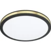 Eglo Taklampa Pescaito Stål Svart Guld 10W 1100lm - 830 Varm Vit | 280mm