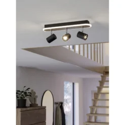 Eglo Taklampa Rimbocchi Stål Svart 20W 2500lm - 830 Varm Vit