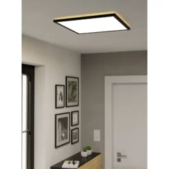 Eglo Taklampa Rovito-r Plast Svart 17W 2800lm - 827-865 Justerbar Vit | IP44 - Dimbar