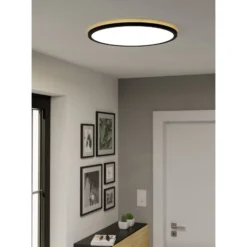 Eglo Taklampa Rovito-Z Plast Svart 16W 2900lm - 827-865 Justerbar Vit | 500mm - IP44 - Dimbar