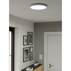 Eglo Taklampa Rovito-Z Plast Vit 13W 1750lm - 827-865 Justerbar Vit | 300mm - IP44 - Dimbar