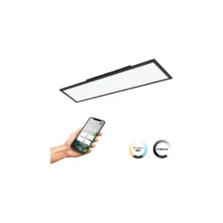 Eglo Taklampa Salobrena-Z Aluminium Svart 33.5W 4150lm - 827-865 Justerbar Vit | IP20 - Dimbar