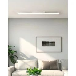 Eglo Taklampa Salobrena-Z Aluminium Vit 33W 4150lm - 827-865 Justerbar Vit | Dimbar