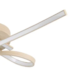 Eglo Taklampa Selvina 2 Stål Aluminium Trä 205W 2900lm - 830 Varm Vit