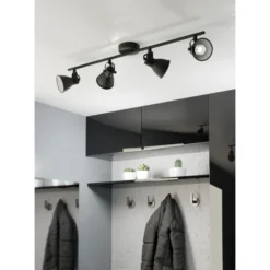Eglo Taklampa Seras 2 Stål Svart 2W 250lm - 830 Varm Vit