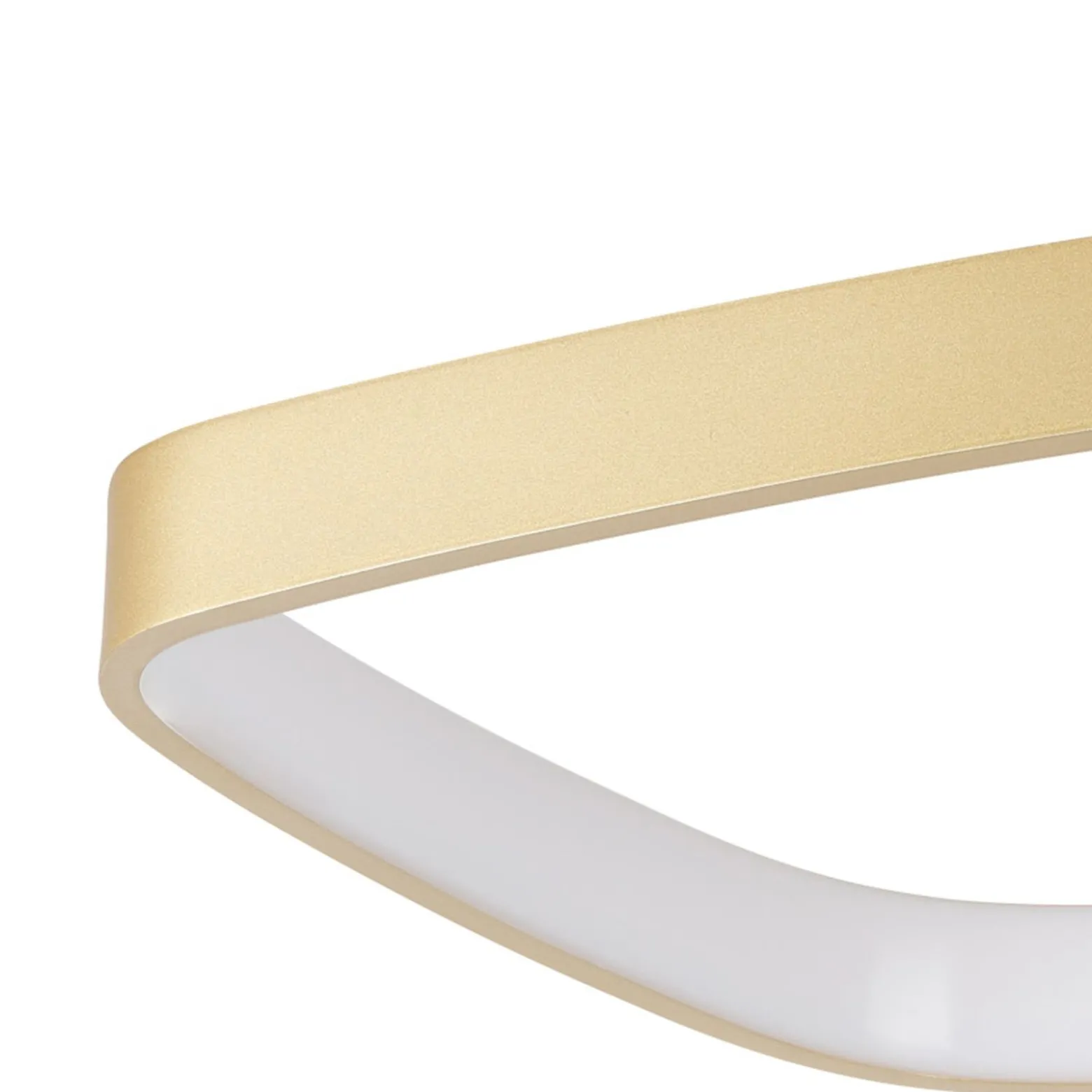 Eglo Taklampa Vallerosa Aluminium Stål Guld 252W 3000lm - 830 Varm Vit | Dimbar