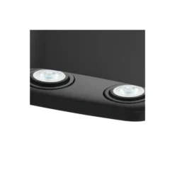 Eglo Tak Spot Arenzano Stål Svart 9.4W 690lm - 830 Varm Vit | Dimbar - Passande för 2x GU10