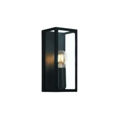 Eglo Vägglampa Alamonte 2 Stål Svart | IP44 - Passande för 1x E27