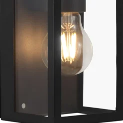 Eglo Vägglampa Amezola Stål Svart | IP44 - Passande För 2x E27