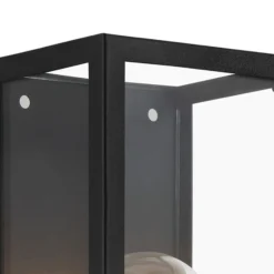 Eglo Vägglampa Amezola Stål Svart | IP44 - Passande För 1x E27