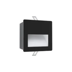Eglo Vägglampa Aracena Aluminium Svart 3W 500lm - 840 Kallvit
