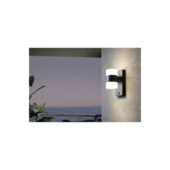 Eglo Vägglampa Atollari Aluminium Antracit Up & Down 4W 360lm - 830 Varm Vit | IP44