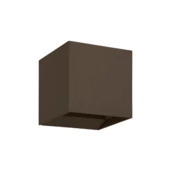 Eglo Vägglampa Calpi 3 Aluminium Rostig Up & Down 2.8W 420lm - 830 Varm Vit | IP54