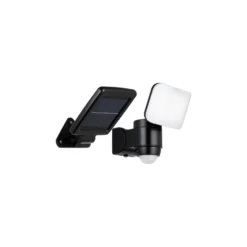 Eglo Vägglampa Casabas Solar Svart 5W 470lm - 865 Dagsljus | IP44