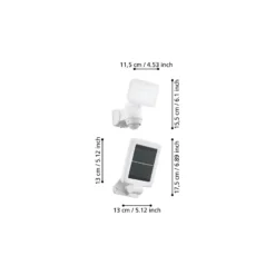 Eglo Vägglampa Casabas Solar Vit 5W 470lm - 865 Dagsljus | IP44