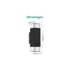 Eglo Vägglampa Castelnuovo Aluminium Svart Up & Down | IP65 - Passande för 1x GU10