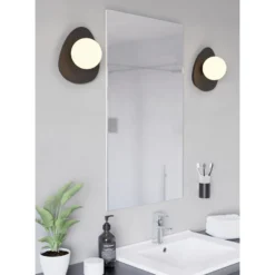 Eglo Vägglampa Castrovido Stål Svart 42W 470lm - 827 Extra Varm Vit | IP44