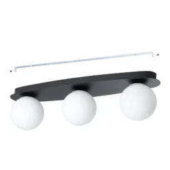 Eglo Vägglampa Castrovido Stål Svart 42W 1410lm - 827 Extra Varm Vit | IP44