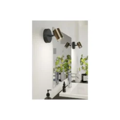 Eglo Vägglampa Consuma 1 Stål Brons Svart | IP44 - Passande för 1x GU10