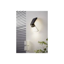 Eglo Vägglampa Lamozzo 1 Solar Svart 2W 264lm - 830-840 CCT | IP44 - Rörelse- och Ljussensor