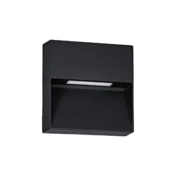 Eglo Vägglampa Maruggio Aluminium Svart 4W 520lm - 830-840-850-865 CCT | IP65