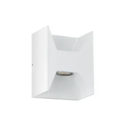 Eglo Vägglampa Morino Utomhus Aluminium Vit Up & Down 5W 460lm - 830 Varm Vit