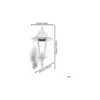 Eglo Vägglampa Navedo Aluminium Vit | IP44 - Passande för 1x E27 - Rörelsesensor