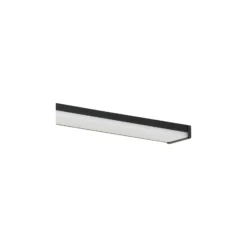 Eglo Vägglampa Pandella 2 Aluminium Svart Badrumsbelysning 11W 1400lm - 840 Kallvit | IP44