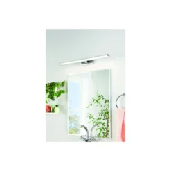 Eglo Vägglampa Pandella 1 Aluminium Krom Silver Badrumsbelysning 11W 1350lm - 840 Kallvit | IP44
