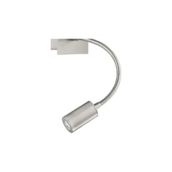 Eglo Vägglampa Pasteri Stål Satin Nickel 40 | IP20 - Inkl. Spot och Exkl. 1x E27
