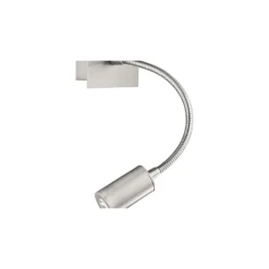 Eglo Vägglampa Pasteri Stål Satin Nickel 40 | IP20 - Inkl. Spot och Exkl. 1x E27