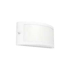Eglo Vägglampa Poggiarello Vit | IP54 - Passande för 1x E14