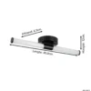 Eglo Vägglampa Ramola Stål Svart 75W 850lm - 830-865 Justerbar Vit | IP44