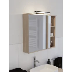 Eglo Vägglampa Regello-Z Plast Svart 12W 1350lm - 827-865 Justerbar Vit | IP44 - Dimbar