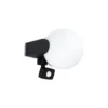 Eglo Vägglampa Rubio Aluminium Svart | IP65 - Passande för 1x E27 - Rörelsesensor