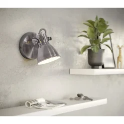 Eglo Vägglampa Seras Stål Beige 2W 250lm - 830 Varm Vit