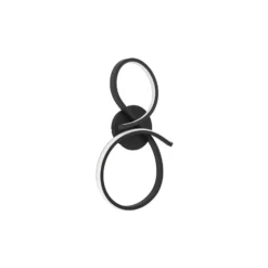 Eglo Vägglampa Serpins Stål Svart 11.4W 1400lm - 830 Varm Vit