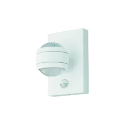 Eglo Vägglampa Sesimba 1 Stål Vit Up & Down 3W 280lm - 830 Varm Vit | IP44 - Rörelse- och Ljussensor
